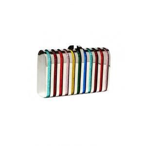 NEW EMM KUO women's rodeo clutch in multicolor